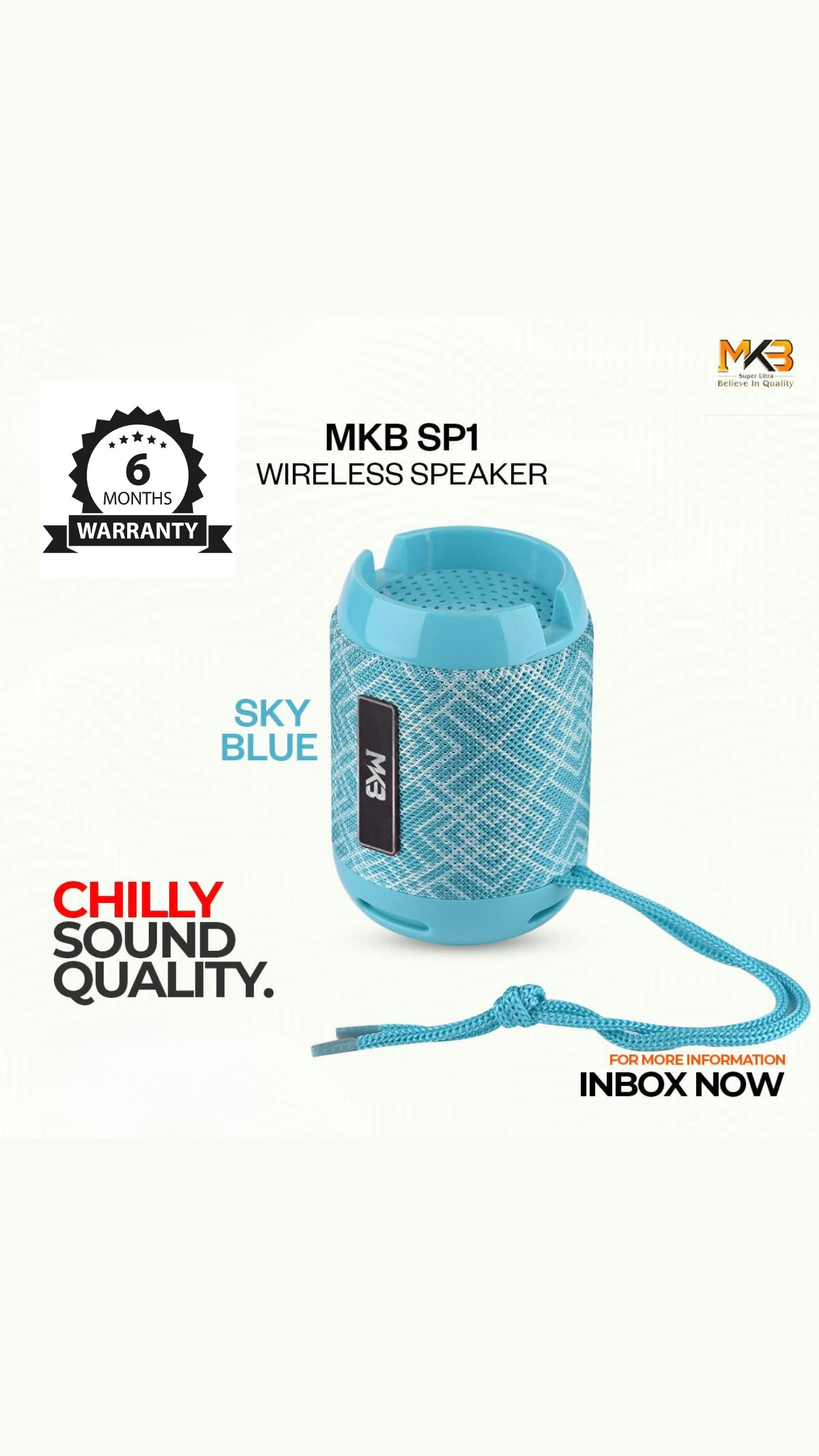 0F001491-BD2A-4E46-81BF-2AE03B09AC20 MKB SP1 True Wireless Speaker - Image 1