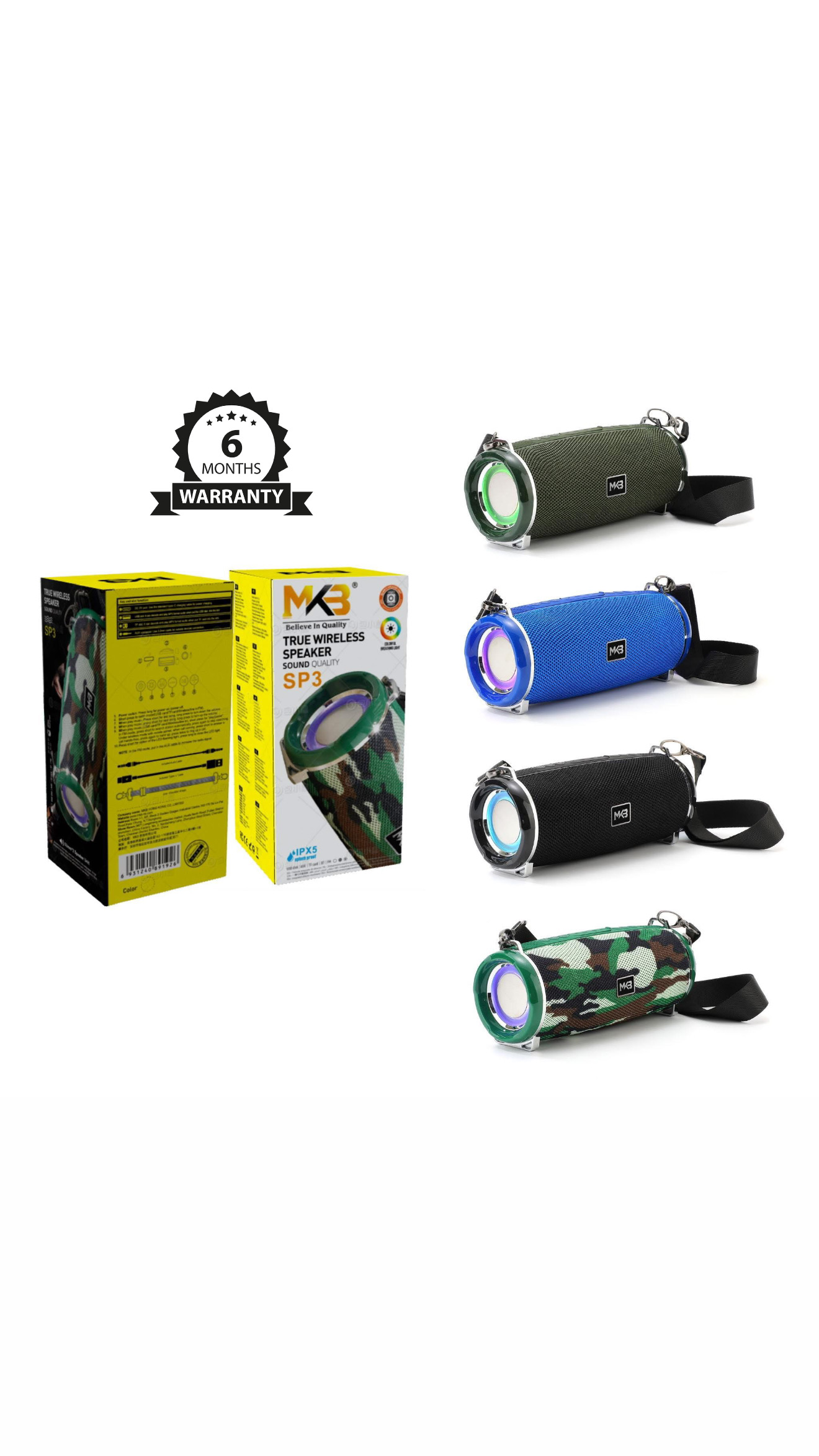 C862B689-9DF3-4CD2-AABE-39F1031E587B MKB SP3 True Wireless Speaker - Image 1