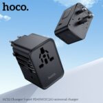 Hoco AC32 USB-C PD 45W Global Universal Travel Adapter - Image 2