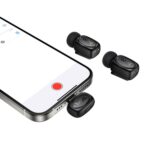 Hoco L19 Graceful Dual Mic Lavalier Wireless Microphone - Image 2