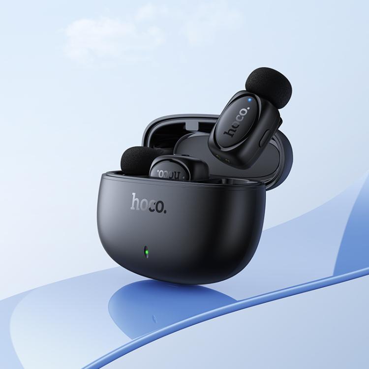 EDA008088901A_7 Hoco L19 Graceful Dual Mic Lavalier Wireless Microphone - Image 3