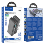 Hoco Q17B Fast Charging 130W Power Bank 20000mAh Aluminum Alloy Shell - Image 5