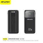 Awei P107K 20000mah 22.5W Fast Charging Digital Display Power Bank