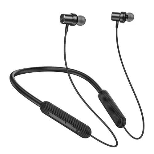 es70-black-500x500 Hoco ES70 Armour Bluetooth Wireless Neckband Earphone - Image 1