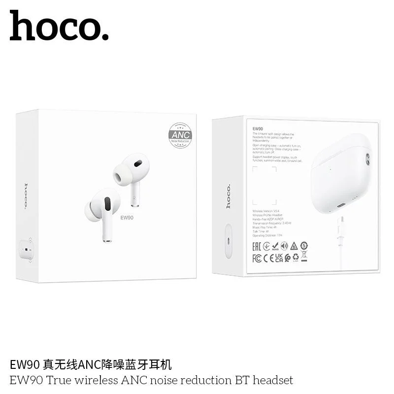 zXJ64G7xB30-1 HOCO EW90 ANC  Noise Reduction TWS Earphones - Image 2