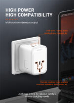 Ldnio 3 USB Ports 20W GaN Travel Adapter (Z9)