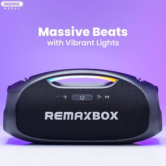 IMG_0784 REMAX - RB-M73 Venattle Series Music War Drum Portable Wireless Speaker 60w - Image 1