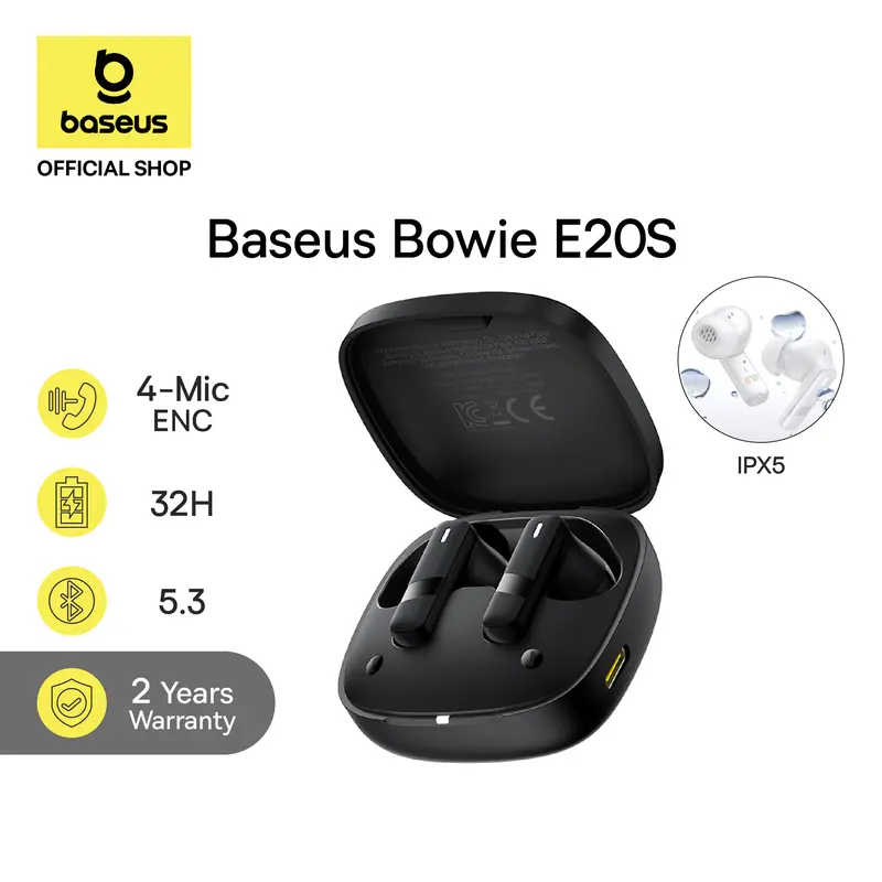 IMG_2508 Baseus Bowie E20s IPX5 ENC TWS Earbuds - Image 1
