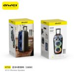 AWEI KT33 Bluetooth Speaker Troly with 2 Microphone - Image 4