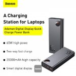 Baseus Adaman Metal Digital Display 65W 20000mAh Quick Charge Power Bank - Image 2