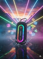 JIAYOU Sonic 6 Bluetooth Speaker – Powerful 16W Sound, 6-Hour Playback, USB-C Charging