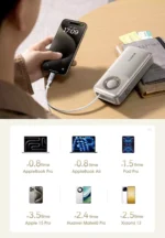 Baseus NOMOS Series 65W 20000mAh Power Bank with Built-in Retractable Type-C Cable - Image 3