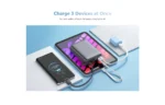 QCY 20000mAh Powerbank 45W Fast Charging with Built-in USB-C Cable - Image 7