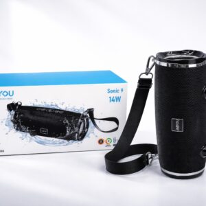 Jiayou Sonic 9 14W Portable Bluetooth Speaker with Belt, Bluetooth 5.4, 3000mAh Battery