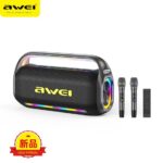 Awei KT19 200W Portable Bluetooth Party Speaker with Dual Microphones - Image 3