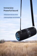 Jiayou Sonic 10 Portable Bluetooth Speaker with Belt, Bluetooth 5.4, 4000mAh Battery - Image 2