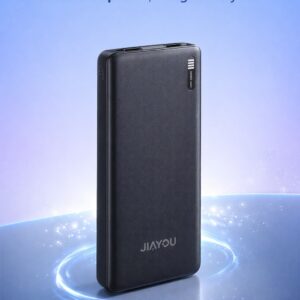 Jiayou Thunder-5 10000mAh Portable Slim Power Bank – 2.5A Fast Charging, Dual USB Output