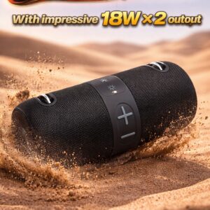 Jiayou Sonic 10 Portable Bluetooth Speaker with Belt, Bluetooth 5.4, 4000mAh Battery