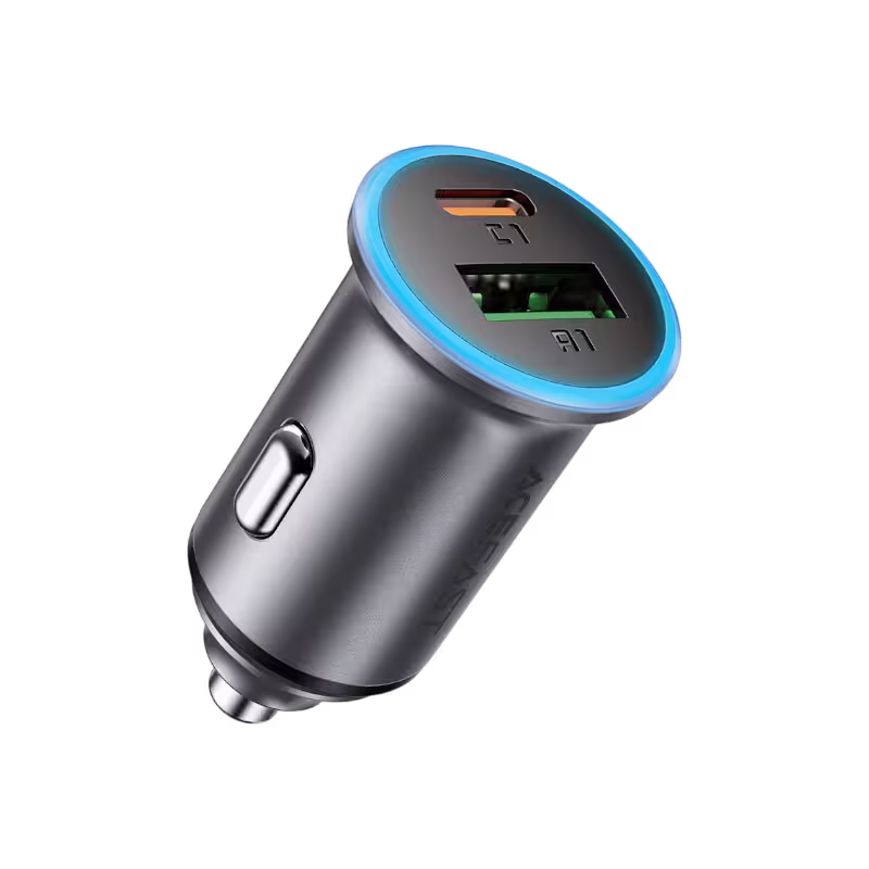ACEFAST-B15-65W-Car-Charger-Dual-Port-USB-A-USB-C ACEFAST B15 65W Car Charger Dual Port USB-A + USB-C - Image 1