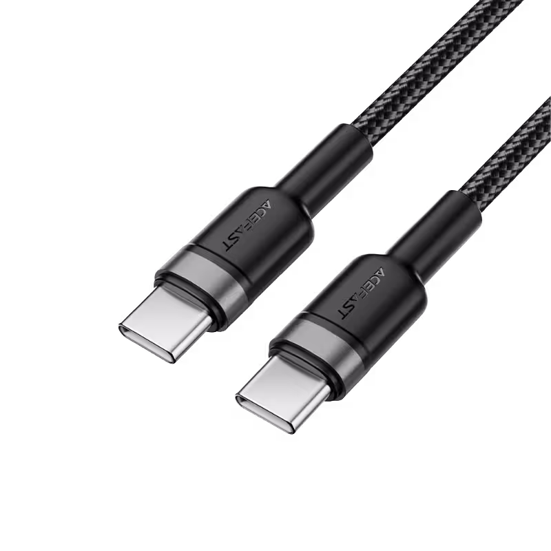 Acefast-C22-03-USB-C-to-USB-C-60W-Fast-Charging-Data-Cable Acefast C22-03 USB-C to USB-C 60W Fast Charging & Data Cable - Image 1